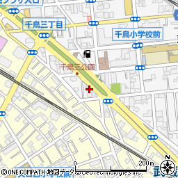 東京都大田区千鳥3丁目24-7周辺の地図