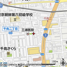 東京都大田区千鳥2丁目12-23周辺の地図