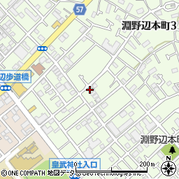 神奈川県相模原市中央区淵野辺本町3丁目10-2周辺の地図