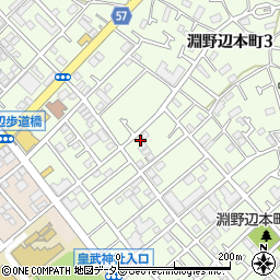 神奈川県相模原市中央区淵野辺本町3丁目10-3周辺の地図