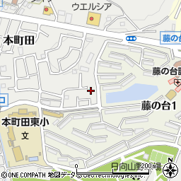 本町田勝負ヶ谷公園周辺の地図