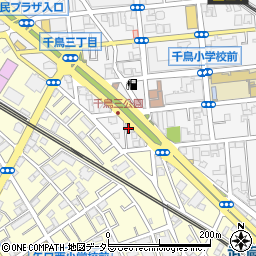 東京都大田区千鳥3丁目24-6周辺の地図