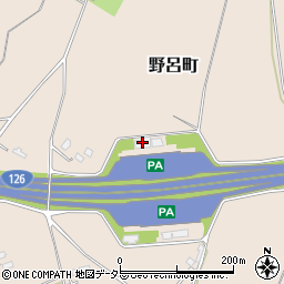 千葉東金道路野呂売店周辺の地図