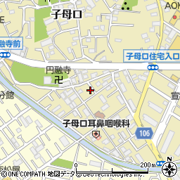 神奈川県川崎市高津区子母口1006-8周辺の地図