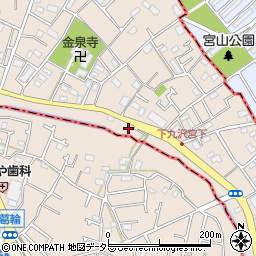 神奈川県相模原市緑区下九沢619周辺の地図