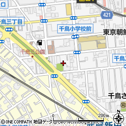 東京都大田区千鳥3丁目22周辺の地図