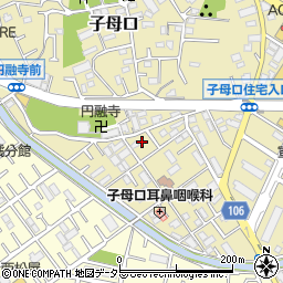 神奈川県川崎市高津区子母口1008周辺の地図