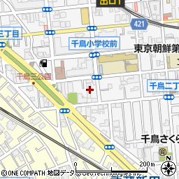 東京都大田区千鳥3丁目22-7周辺の地図