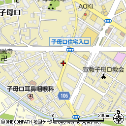 神奈川県川崎市高津区子母口858周辺の地図