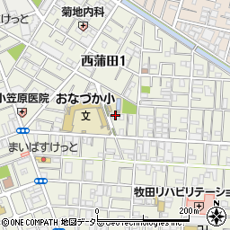 東京都大田区西蒲田1丁目18-16周辺の地図