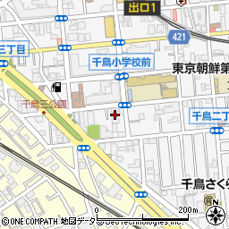 東京都大田区千鳥3丁目22-9周辺の地図