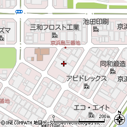 東発京浜島営業所周辺の地図