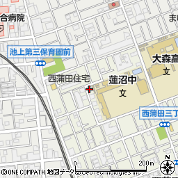 東京消防庁蓮沼家族待機宿舎１号周辺の地図