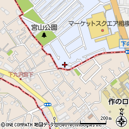 神奈川県相模原市中央区下九沢785-72周辺の地図