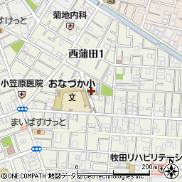 東京都大田区西蒲田1丁目18-18周辺の地図