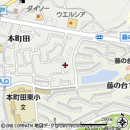東京都町田市本町田3208周辺の地図