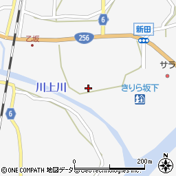 岐阜県中津川市坂下982-1周辺の地図