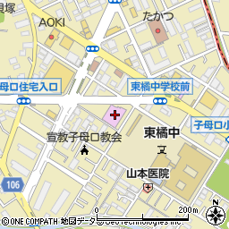 神奈川県川崎市高津区子母口313周辺の地図