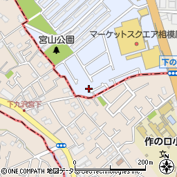 神奈川県相模原市中央区下九沢785-73周辺の地図
