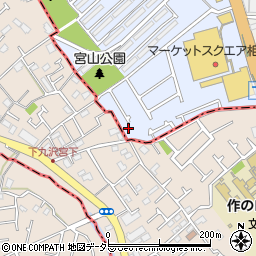 神奈川県相模原市中央区下九沢785-80周辺の地図