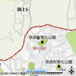 神奈川県横浜市青葉区奈良町2423-166周辺の地図