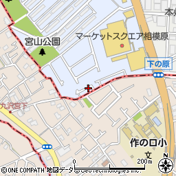 神奈川県相模原市中央区下九沢785-60周辺の地図
