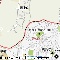 神奈川県横浜市青葉区奈良町2423-174周辺の地図