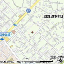 神奈川県相模原市中央区淵野辺本町3丁目4周辺の地図