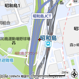 昭和島駅周辺の地図