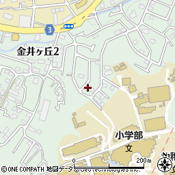 東京都町田市金井ヶ丘2丁目34-12周辺の地図