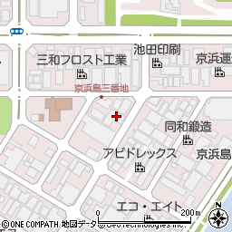 キーコーヒー第二倉庫周辺の地図