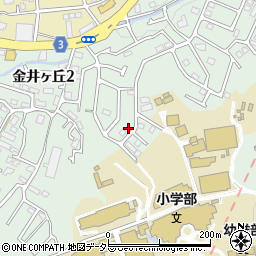 東京都町田市金井ヶ丘2丁目34-7周辺の地図