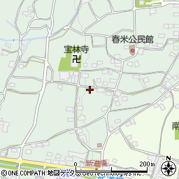 山梨県南巨摩郡富士川町舂米1289周辺の地図