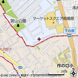 神奈川県相模原市中央区下九沢785-64周辺の地図