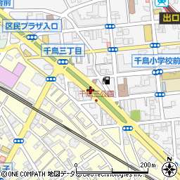 東京都大田区千鳥3丁目19周辺の地図