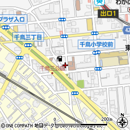 東京都大田区千鳥3丁目20-5周辺の地図