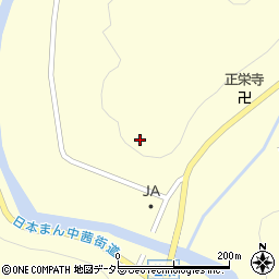 岐阜県関市中之保若栗周辺の地図