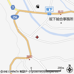 岐阜県中津川市坂下3113周辺の地図