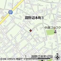 神奈川県相模原市中央区淵野辺本町3丁目21-8周辺の地図