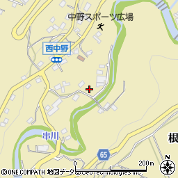 神奈川県相模原市緑区根小屋周辺の地図