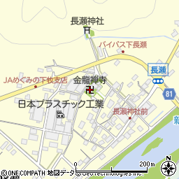 金龍禅寺周辺の地図