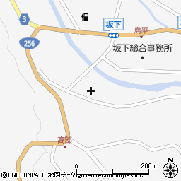 岐阜県中津川市坂下3111周辺の地図