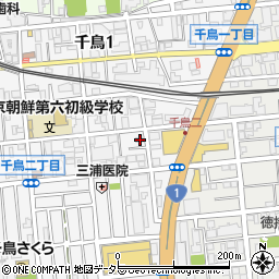 東京都大田区千鳥2丁目9-7周辺の地図