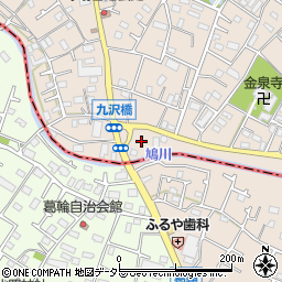 神奈川県相模原市緑区下九沢636-7周辺の地図
