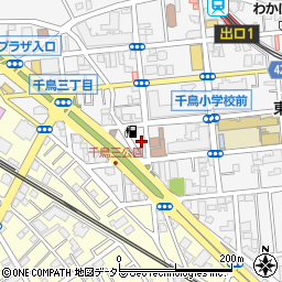 東京都大田区千鳥3丁目20-4周辺の地図