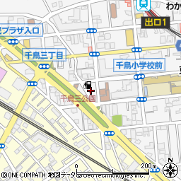 東京都大田区千鳥3丁目20-9周辺の地図