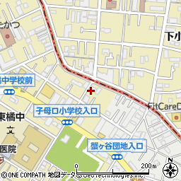 神奈川県川崎市高津区子母口544周辺の地図
