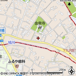 神奈川県相模原市緑区下九沢649周辺の地図