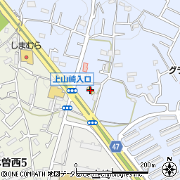 セブンイレブン町田山崎新道店周辺の地図