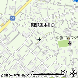 神奈川県相模原市中央区淵野辺本町3丁目20-24周辺の地図